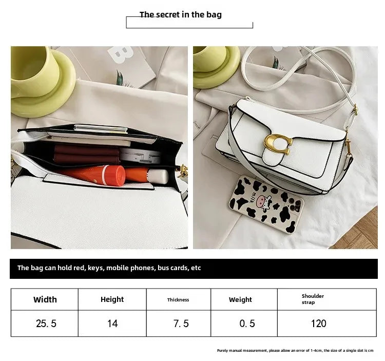 Fashionable Caviar Small Square Bag Diagonal Cross Shoulder Messenger Bag Adjustable Pu Leather Female Tote Bag Womens Handbag