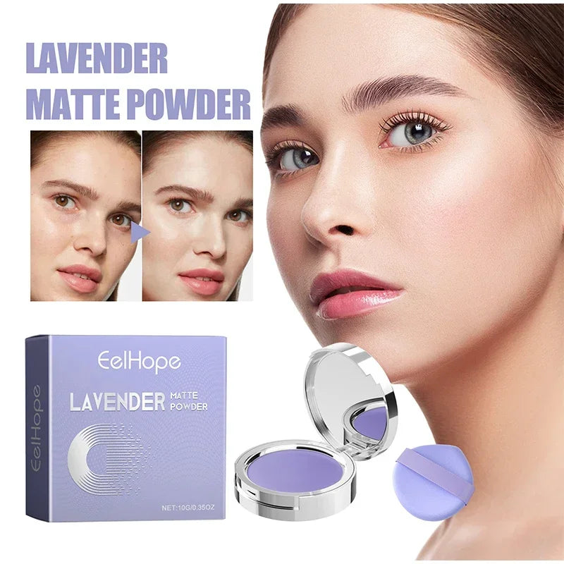 Blue Sky Setting Powder Cake Natural Long-Lasting Oil Control Face Foundation Waterproof Matte Compact  Loose Powder Makeup