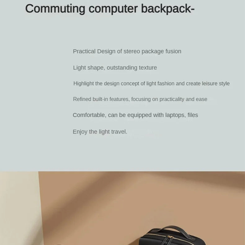 GOLF Women's Backpack Fashion New Travel Simple Business Large Capacity Laptop 15.6 inch Casual Student Backpack Women