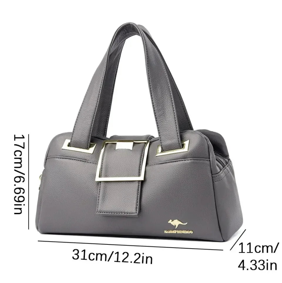 Real Women Soft Leather Shoulder Bags Luxury Women's Bag High Quality Ladies Handbag Fashion Female Messenger Bag Large Tote Sac