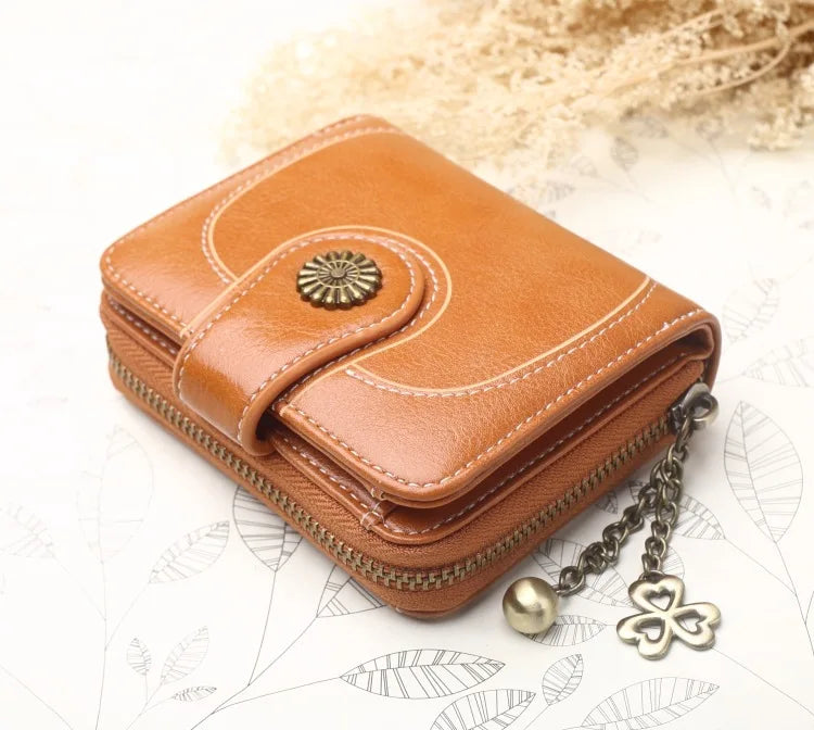 Women Wallets and Purses PU Leather Money Bag Female Short Hasp Purse Small Coin Card Holders Blue Red Clutch New Women Wallet