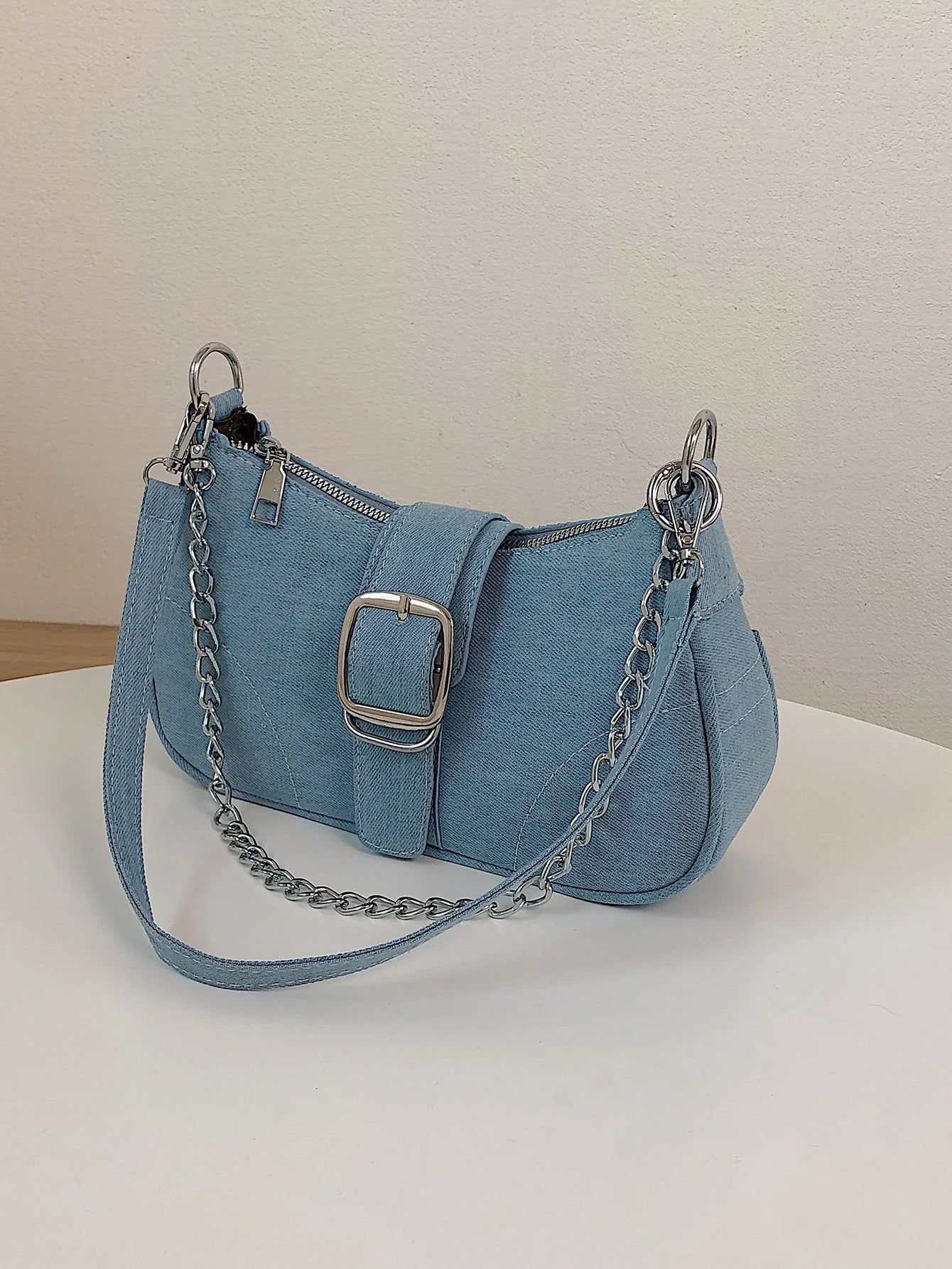 Small Design Jeans Bag Women's New Cross-Shoulder Bag Shoulder Canvas Bag