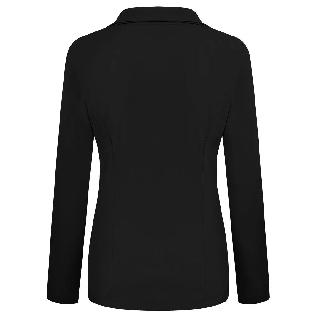 Women's Blazer 2024 Formal Blazer Women's Office Work Set Pocket Jacket Coat Loose women's wear