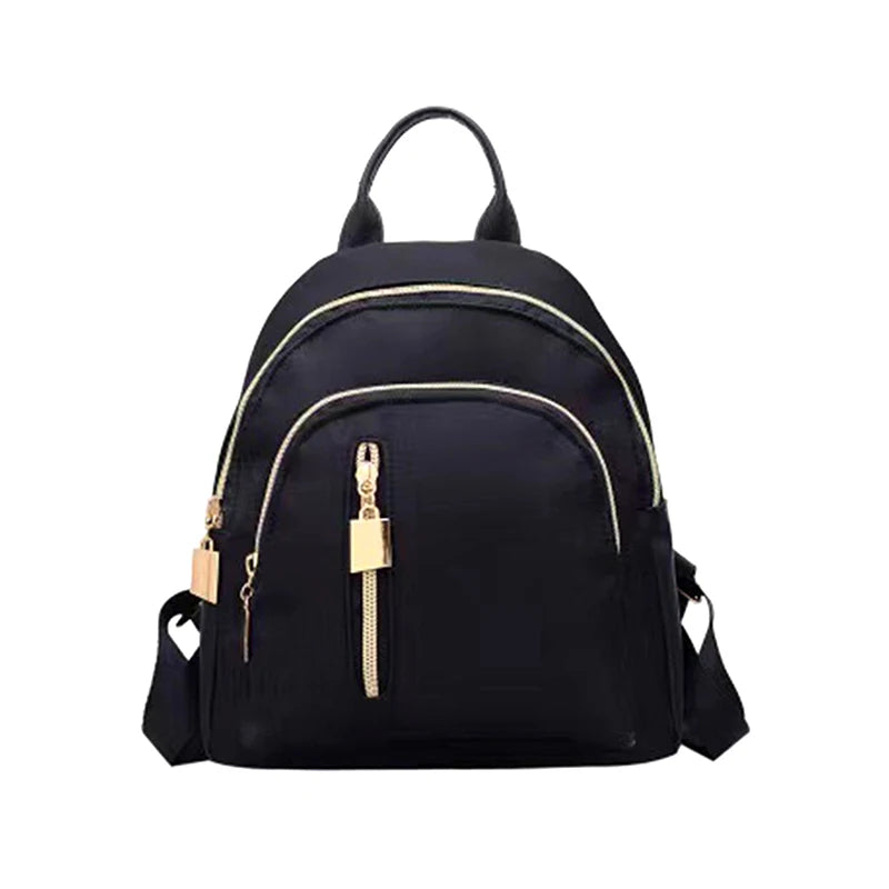 Waterproof Nylon Women Backpack Leisure Small Knapsack Fashion Student Book Bag Casual Bag Shoulder Bag