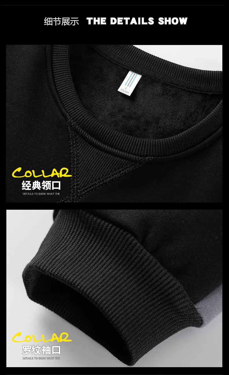 Sports Sweatshirt Men 2023 Spring and Autumn Round Collar Couple Loose Casual Hoodies Fashion Trend Sweatshirt Large Size M-5XL