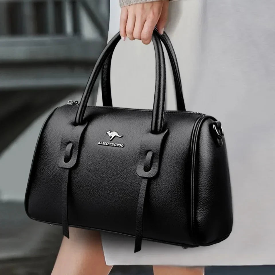 Real Women Soft Leather Shoulder Bags Luxury Women's Bag High Quality Ladies Handbag Fashion Female Messenger Bag Large Tote Sac