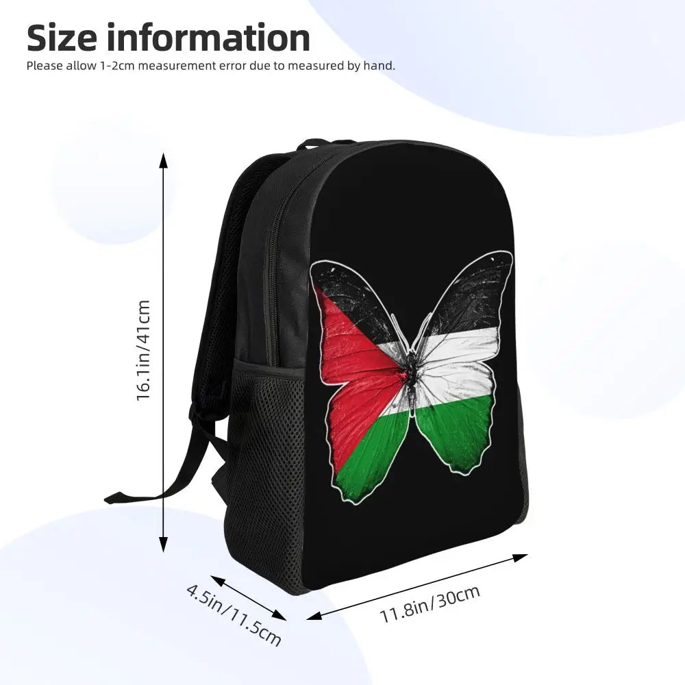 Custom Palestinians Keffiyeh Pattern Backpack for Women Men Waterproof College School Tradition Bag Print Bookbags