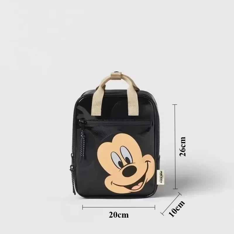 Sac à dos tendance Disney Mickey Mouse pour femme, cartable en toile Minnie, grande capacité, pour filles