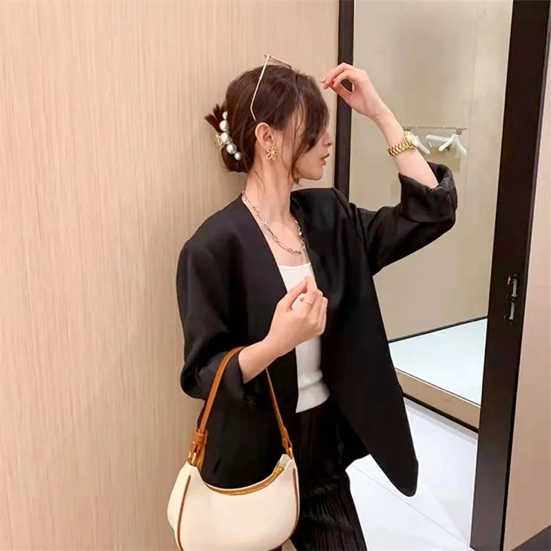 Women Bag Luxury Designer Clutch Handbags Solid Color Leather Underarm Shoulder Bag Casual Female Shopper Tote Luxury Hobos Bags