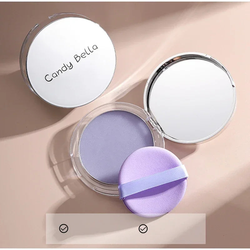 Blue Sky Setting Powder Cake Natural Long-Lasting Oil Control Face Foundation Waterproof Matte Compact  Loose Powder Makeup