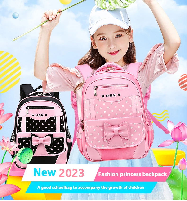 3 Pcs Children School Bags For Girl Korean Cute 1-6 Grade Backpack Set Primary Kid Student Pencil Case Back Pack Handbag Mochila