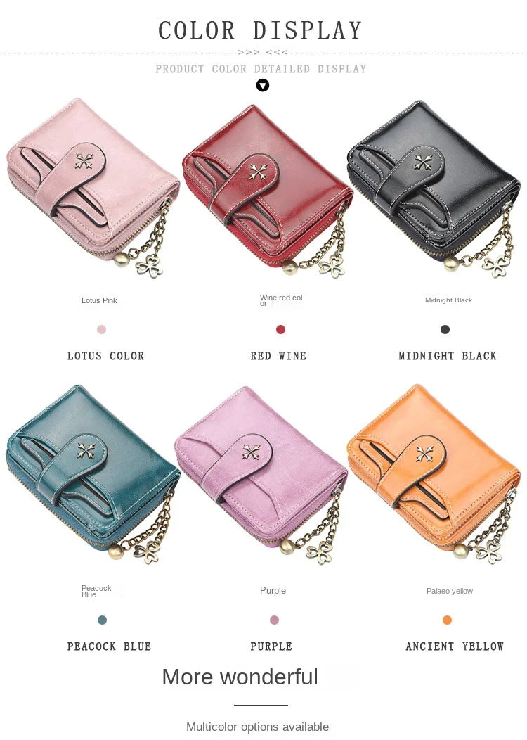 Women Wallets and Purses PU Leather Money Bag Female Short Hasp Purse Small Coin Card Holders Blue Red Clutch New Women Wallet