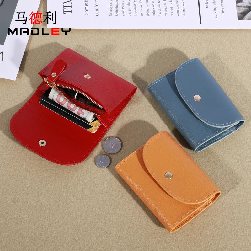 Practical Women's Small Card Wallet Simple and Fashionable Small Card Bag School Girls' Coin Wallet