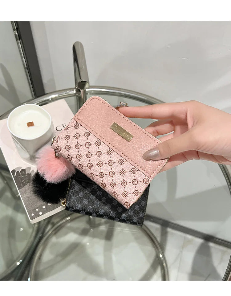 Women Short Wallet Many Department Ladies Cute Small Clutch Ladies Money Coin Card Holders Purse Female Wallets