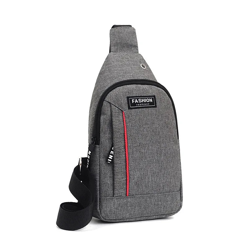 Men Fashion Multifunction Shoulder Bag Crossbody Bag On Shoulder Travel Sling Bag Pack Messenger Pack Chest Bag For Male