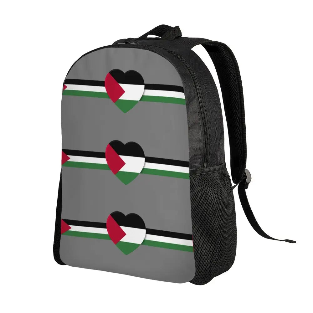 Custom Palestinians Keffiyeh Pattern Backpack for Women Men Waterproof College School Tradition Bag Print Bookbags