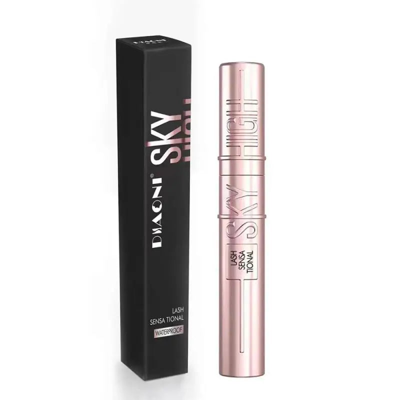 Mascara Volume Noir Waterproof Mascara Allongant Anti-Taches Pinceau Extrêmement Fin Base de Cils Longue Tenue Naturelle Sans Taches