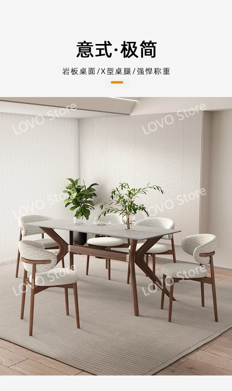 Nordic Mobile Dining Room Sets Armchair Foldable Design Chair  Table Set ModernHome Furniture DW