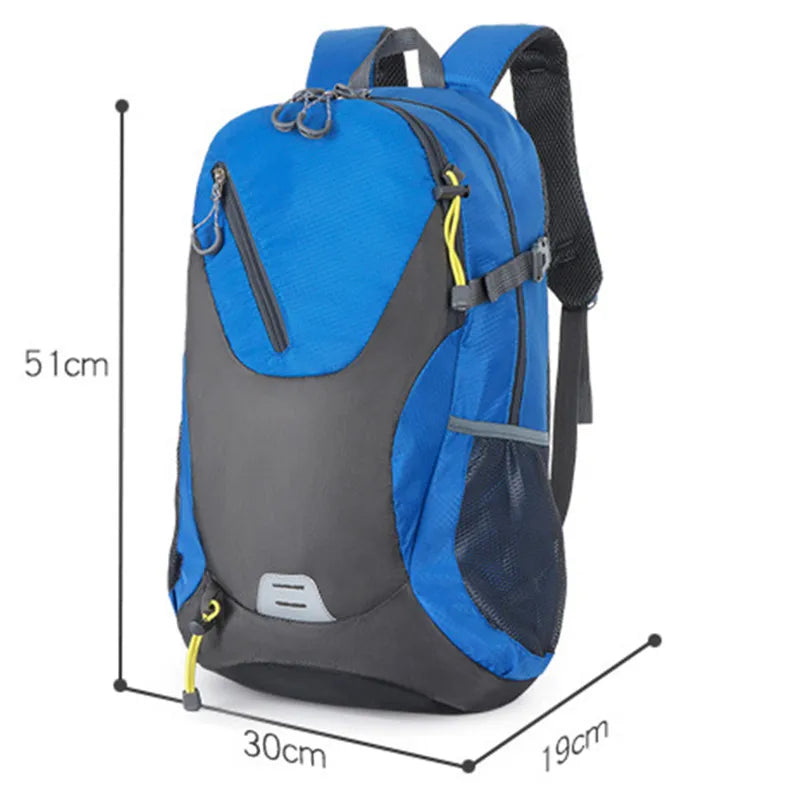 2024 New Outdoor Backpack Hiking Sports Mountaineering Riding Backpack 40L Waterproof Backpack Leisure Travel Backpack