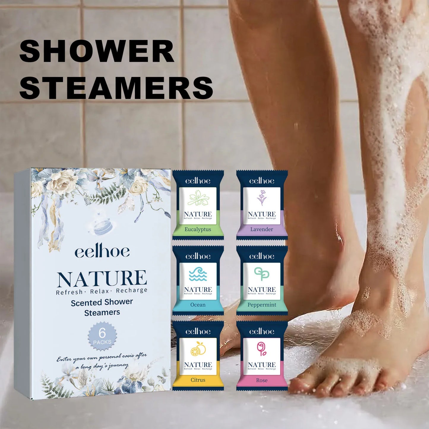 Aromatherapy Shower Steamers Assisting Sleep Relaxing Relieve Stress Shower Tablets for Bathbombs Spa Relaxation Gifts