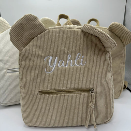 Custom Teddy Bear Backpack Embroidered Name Kids School Backpack Children's Day Party Gifts Birthday Bags with Personalized Name