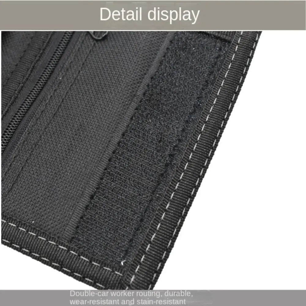 Black Men's Short Wallet Touch Fastener Leisure Male Coin Pocket Multi-position Contracted Male Oxford Cloth Purse Daily Use