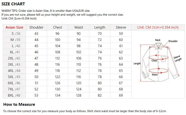 5XL men's dress shirt long sleeve autumn and winter plus fleece thickening warm non-ironing casual large size high quality