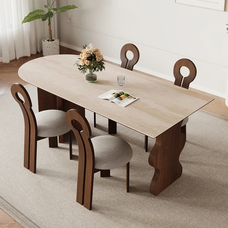 Unusual Designer Dining Room Sets Japanese Wooden Library Minimalist Restaurant Sets Center Backyard Mesa Comedor Furnitures