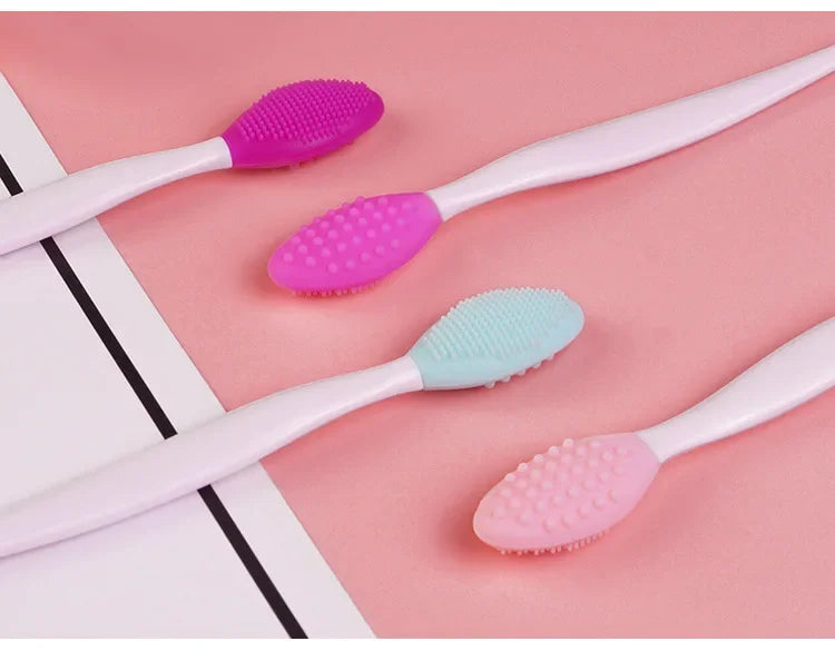 1 brosse nettoyante en silicone pour le visage, soin de la peau, exfoliante, pour le nez, pour éliminer les points noirs