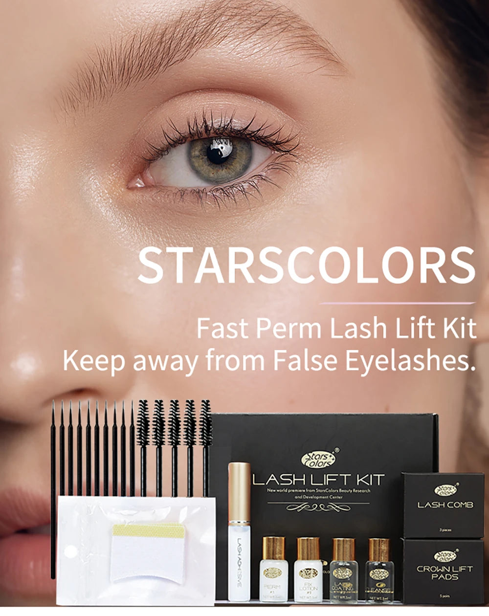 Kit de rehaussement de cils rapide et mini, kit de rehaussement de cils, permanente, recourbement de cils, outil de maquillage pour les yeux, vente en gros