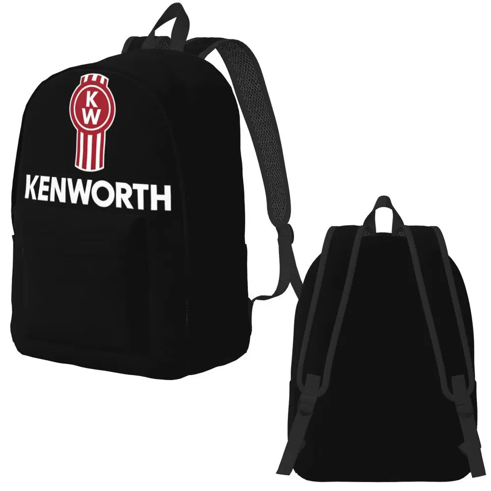 Kenworth Logo Casual Backpack with Pocket High School Business Daypack for Men Women Laptop Computer Canvas Bags