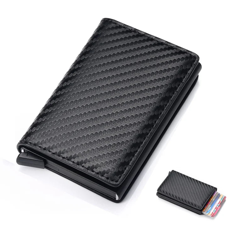 Top Quality Wallets Men Money Bag Mini Purse Male Vintage Brown Leather Rfid Card Holder Wallet Small Smart Wallet Pocket Walet