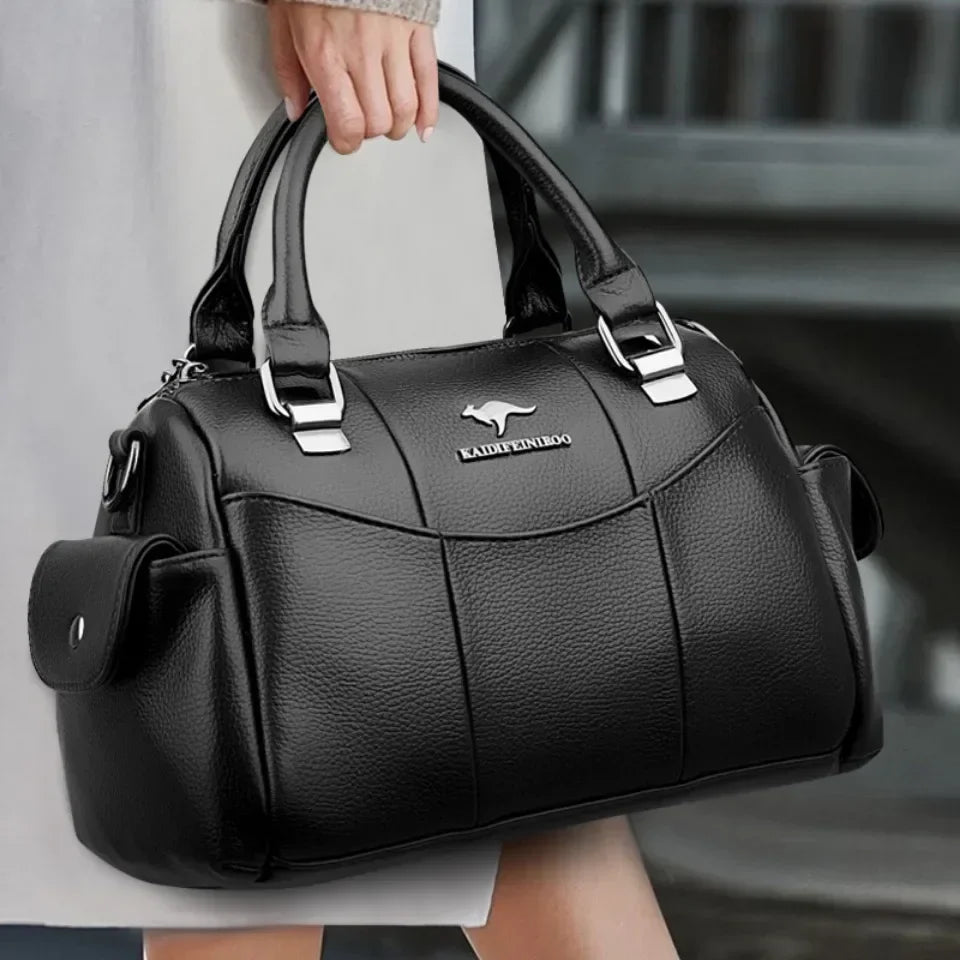 Real Women Soft Leather Shoulder Bags Luxury Women's Bag High Quality Ladies Handbag Fashion Female Messenger Bag Large Tote Sac