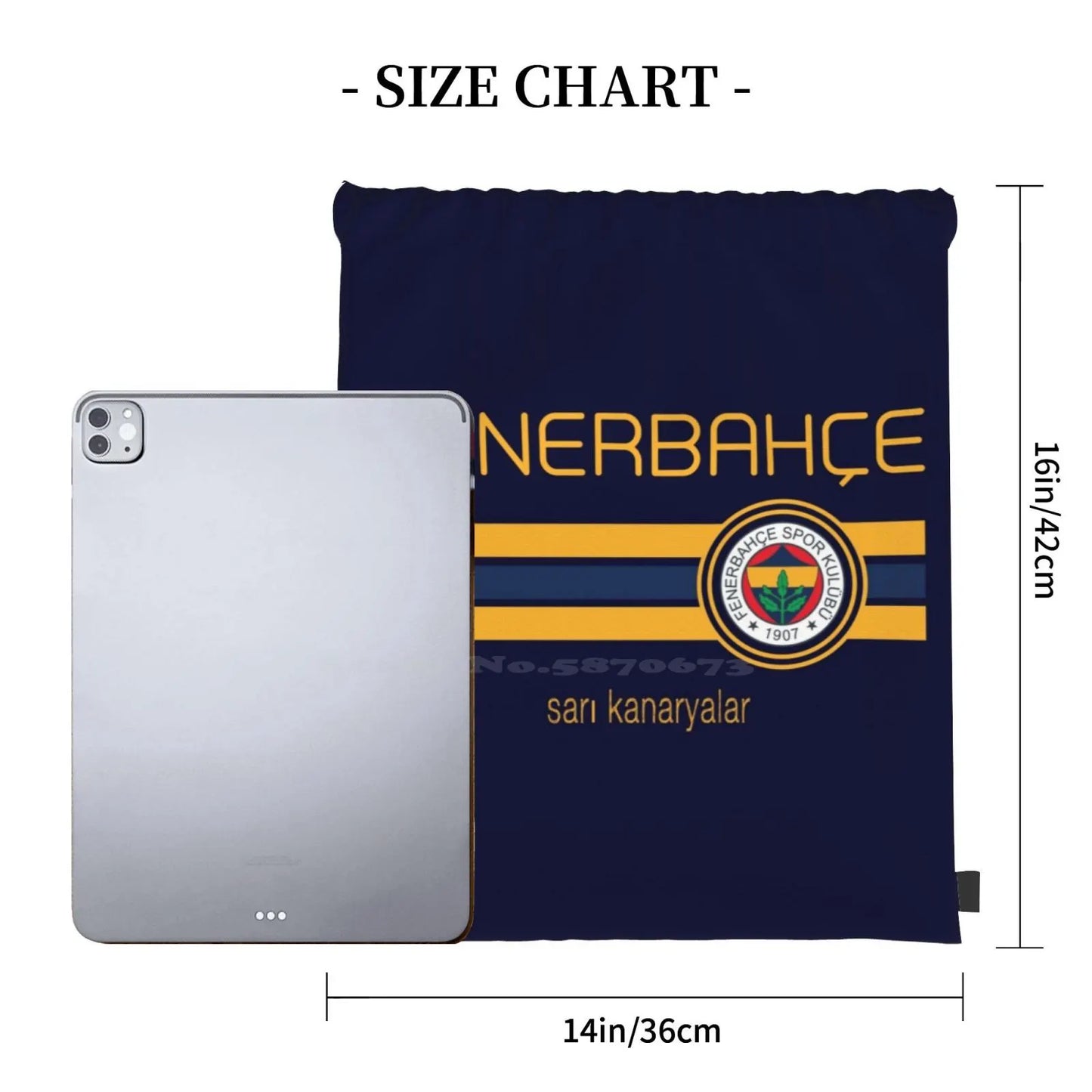 Super League - Fenerbahce (Home Navy) Hot Sale Schoolbag Backpack Fashion Bags Football Super League Fenerbahce Fenerbah ? E