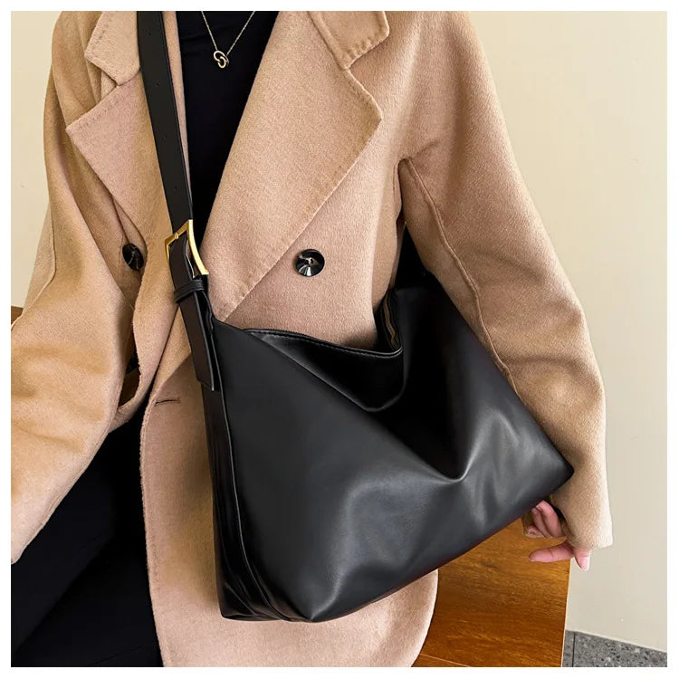 Large Capacity Designer Luxury Bag Leather Bolsas Bags for Women Travel Women's Female Tote Shoulder Handbag 2023 Trend Shopper