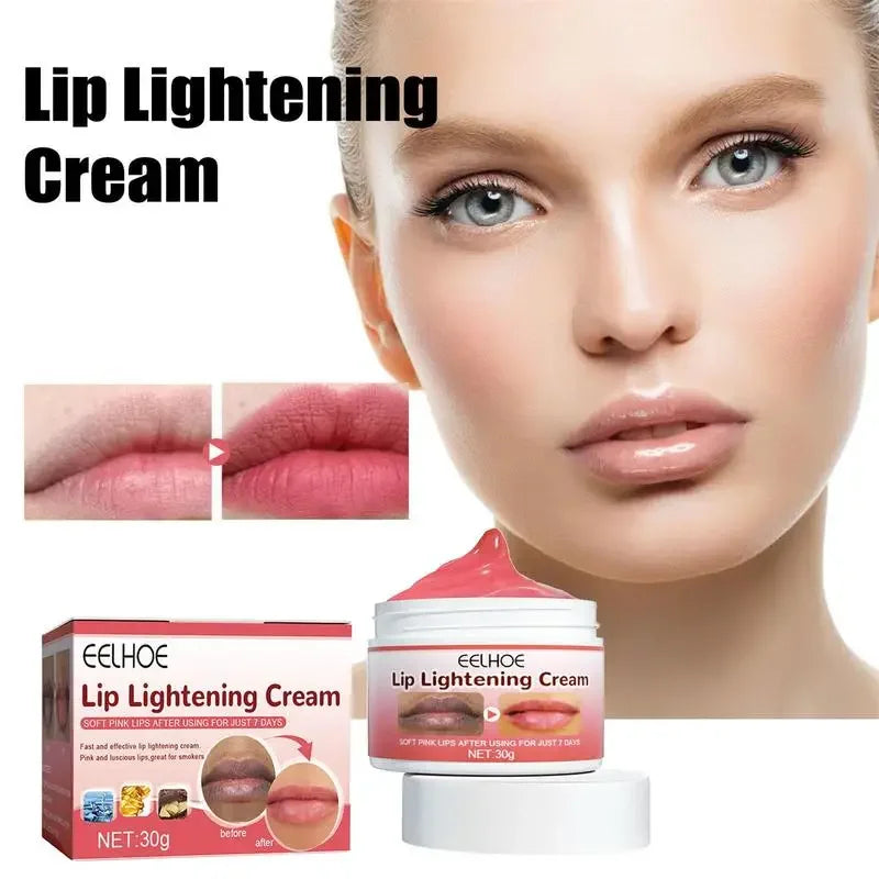 Lip Care Cream Black Dark Smoke Lip Removal Moisturizing Nourish Brighten Fade Lips Line Bleach Anti Crack Lip Lightening Cream