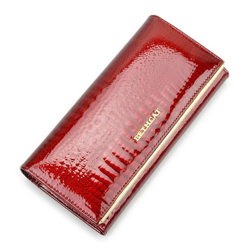 Luxury Designer Women Wallet Ladies Genuine Leather Purses 2022 Fashion Female Clutch Bags Long	Wallets Woman Money Bag