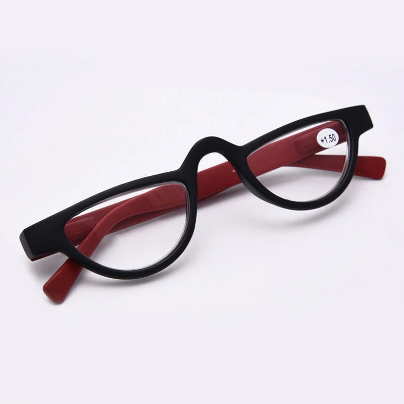 Ultralight Half Frame Reading Glasses Women Men Presbyopia Optical Eyeglasses Unisex Reading Eyewear Diopter +1.0to+3.5