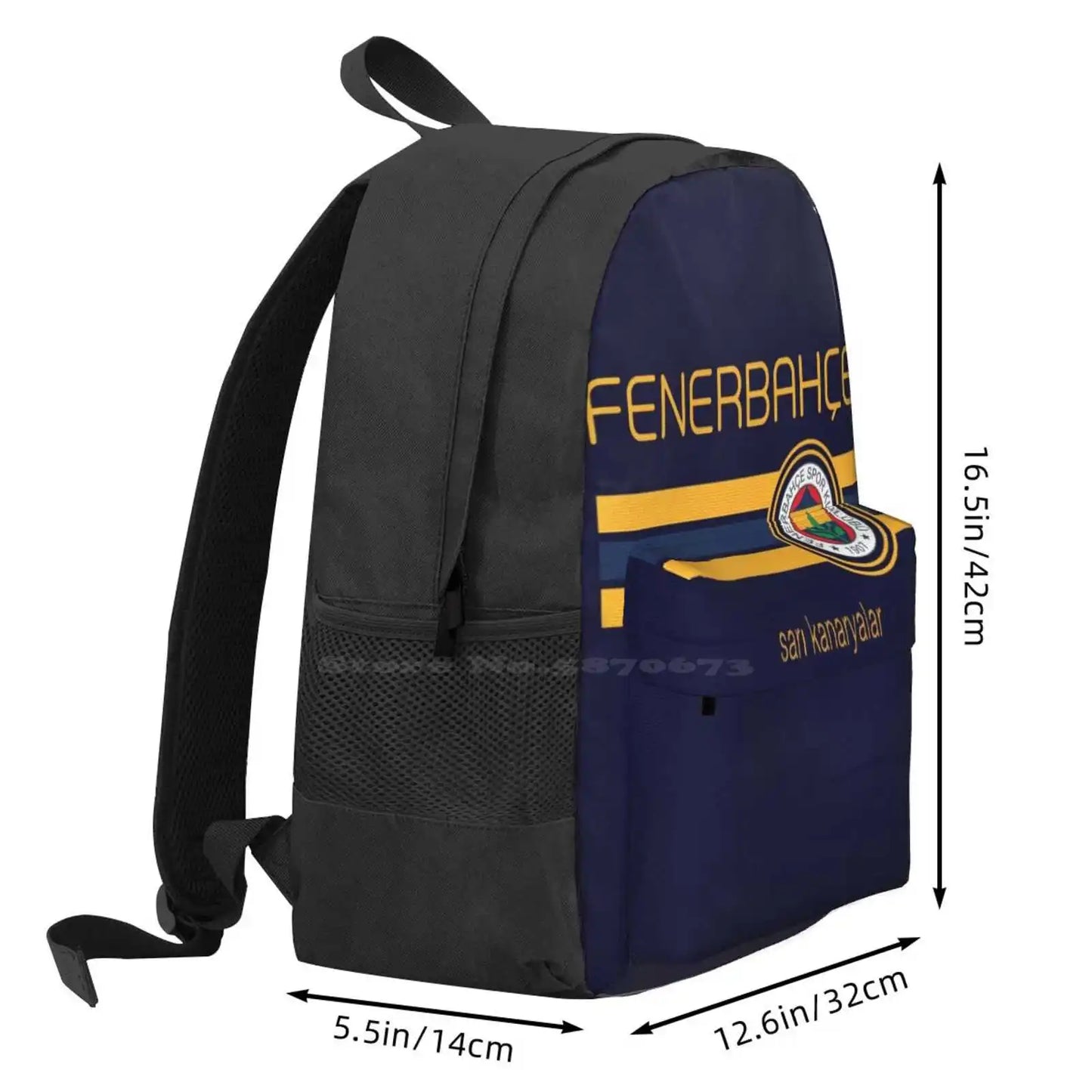 Super League - Fenerbahce (Home Navy) Hot Sale Schoolbag Backpack Fashion Bags Football Super League Fenerbahce Fenerbah ? E