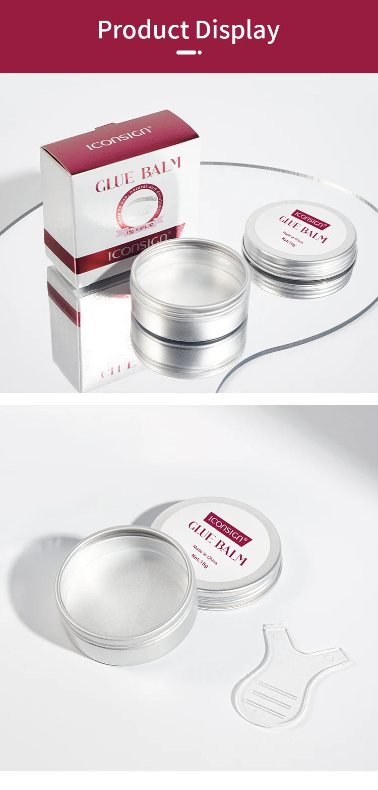 Baume à colle 15 g pour rehaussement de cils Fixation de forme en 10 secondes Rehaussement des sourcils et des cils Cire imperméable Outils de maquillage des yeux