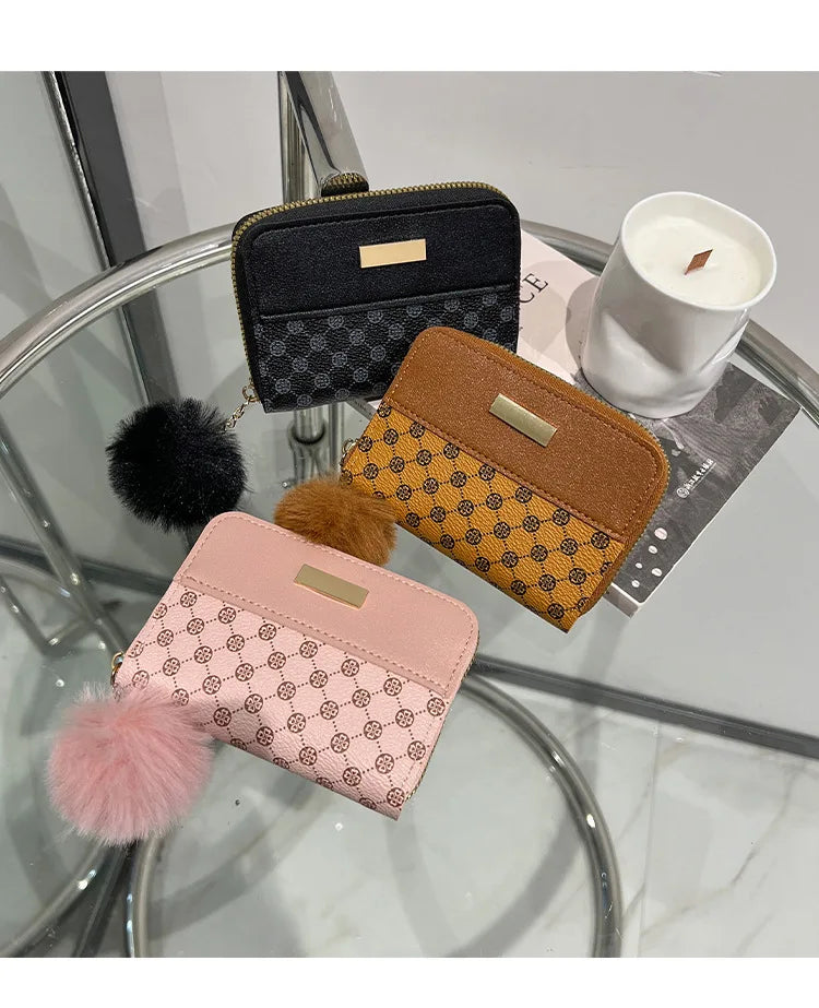 Women Short Wallet Many Department Ladies Cute Small Clutch Ladies Money Coin Card Holders Purse Female Wallets