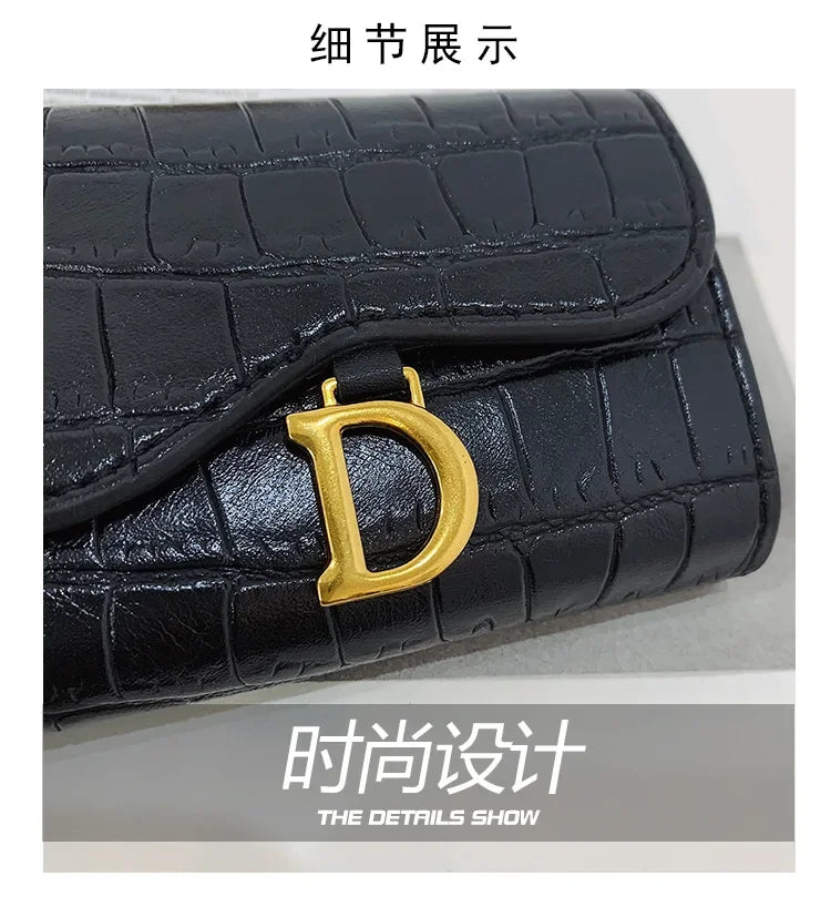 Women Short Wallet Small Fashion Luxury Brand Leather Purse Ladies Card Bag For Women Clutch Female Purse Money Clip Wallet