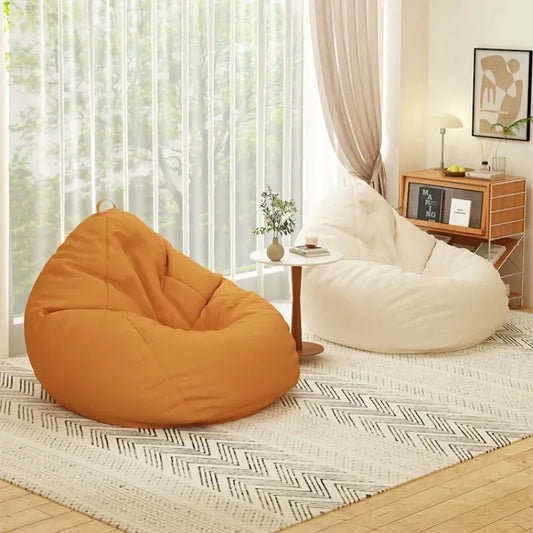 Nordic Modern Cream Living Room Sofas Single Corner Designer Unusual Bean Bag Sofas In Stock Small Canape Salon Home Decoration