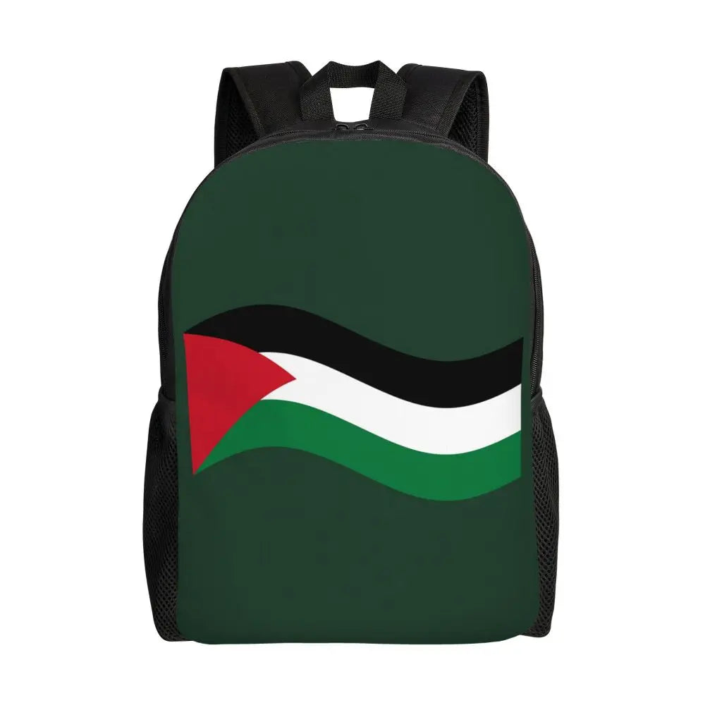 Custom Palestinians Keffiyeh Pattern Backpack for Women Men Waterproof College School Tradition Bag Print Bookbags