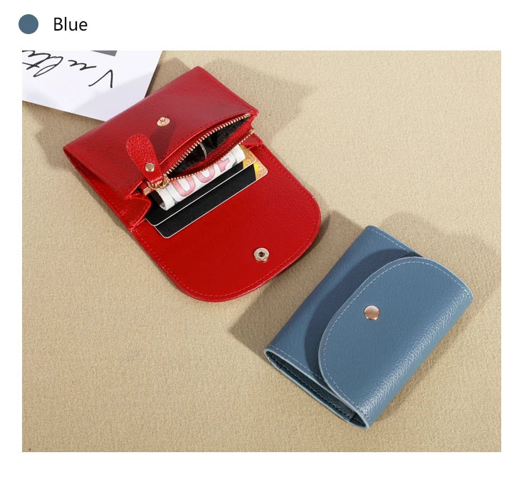 Practical Women's Small Card Wallet Simple and Fashionable Small Card Bag School Girls' Coin Wallet