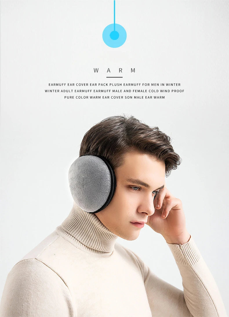 Winter Korean Version Of The Men's Warm Enlarged Ear Protection Ear Cap Padded Ear Muffs