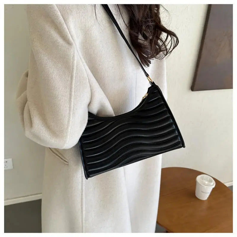 Women's Underarm Bag Commuting Texture Minimalist One Shoulder bag New Versatile Fashion Pu Handbag Crossbody Bags Shopper Purse