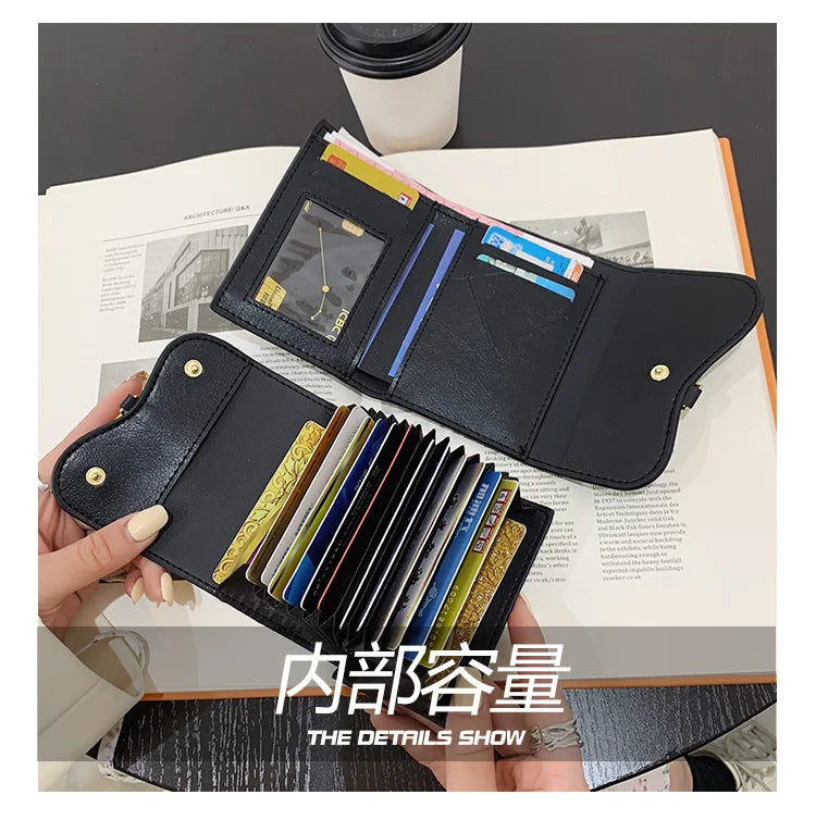 New Designer Wallet Women's Wallet Luxury Women's Purse Fashion Wallet Multi-Card Card Holder Small Wallet Coin Purse Clutch Bag