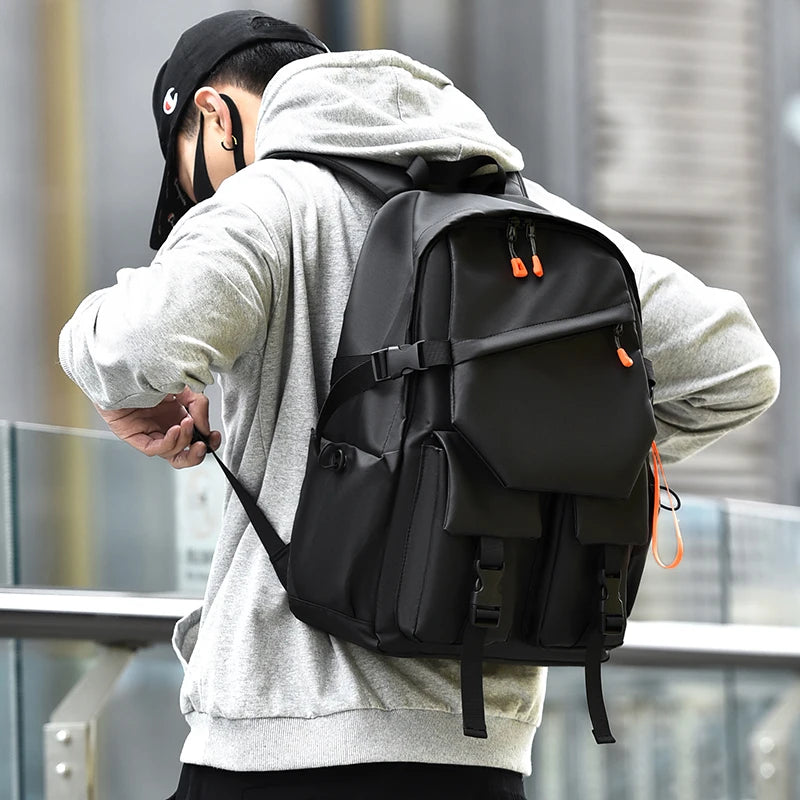 Luxury Men's Backpack High Quality 15.6 Laptop Backpack High-capacity Waterproof Travel Bag Fashion School Backpacks for Men