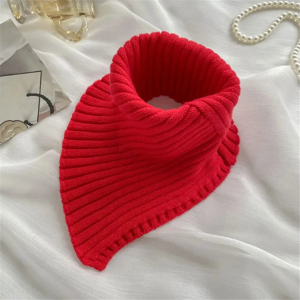 Women Knitted Fake Collar Scarf Women Warm Turtleneck Neck Warmer Detachable Winter Windproof Scarf